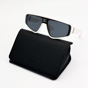 NEW DOLCE&GABBANA DG6177 3312/87 UISEX WHITE SUNGLSSES DG6177 331287